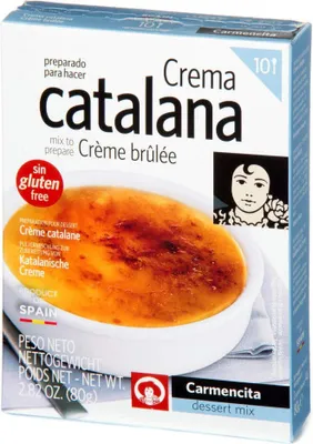 Image de Carmencita Crème brûlée catalane Mix Dessert Sans Gluten 80g