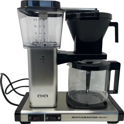 Produktbild von Moccamaster KBG 741, Filterkaffeemaschine, 1,25 l, 1520 W, Schwarz, Edelstahl