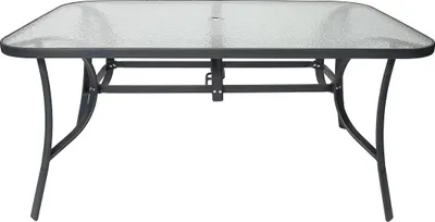 Image de NABBI Table de jardin L150 - noir