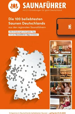 Produktbild von Best of Saunaführer - Die 100 beliebtesten Saunen Deutschlands