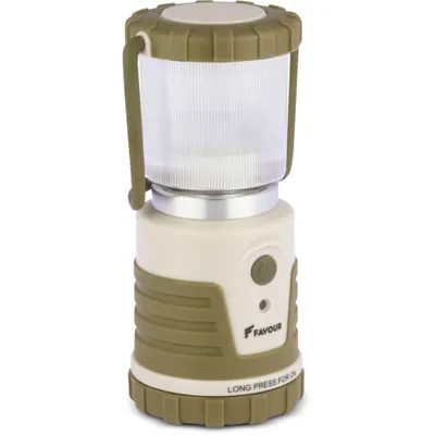 Produktbild von FAVOUR ADVENTURER, Batteriebetriebene Campingleuchte, Beige, Khaki, Aufhängerhaken, 250 lm, LED, 0,5 W