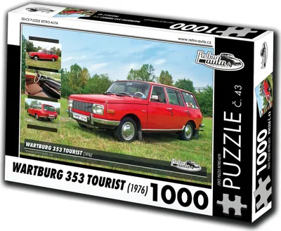 Image de Puzzle RETRO-AUTA n° 43 Wartburg 353 Tourist (1976) 1000 pièces