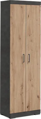 Produktbild von Garderobenschrank Flurschrank Dielenschrank Schrank Flurmöbel "Birkenhead I" Matera / Artisan Eiche