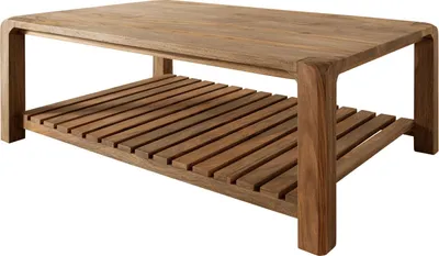 Image de MASSIVMOEBEL24 | Table basse 120x80 Palissandre huilé Brun BUENO #1001