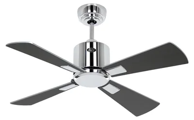 Immagine prodotto di Ventilatore da soffitto a risparmio energetico con telecomando Eco Neo III WiFi 92 cm Cromo opaco Lame Wengè / Grigio argento