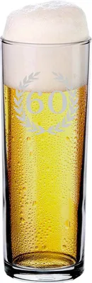 Produktbild von Luxentu Kölschglas Bierglas Kölner Stange 0,2l mit Eichung - 60. Jubiläum
