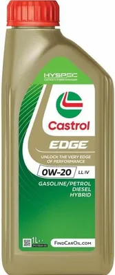 Produktbild von Castrol EDGE 0W-20 LL IV, 1 l, 0W-20, Sommer/Winter, Auto, -48 °C, 0,84 kg/l