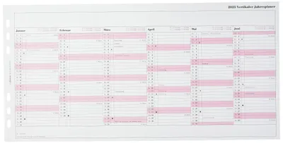Produktbild von FILOFAX Kalendereinlage A5 Professional Jahresplaner (Deutsch)2025