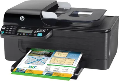 Produktbild von HP OfficejetG510G - Tintenstrahl-Multifunktionsdrucker - Farbe - Kopierer/Fax/Drucker/Scanner - 4800 x 1200 dpi Druckauflösung - 28 Seiten/Min. Mono/22 ppm Farbdruck - 71 s pro Foto - 28 cpm Kopiergeschwindigkeit Schwarz/Weiß - 22 cpm Kopiergeschwindigkeit Farbe LCD - 1200 dpi Scanauflösung - 100 Blatt Papierzufuhr - Fast Ethernet - USB