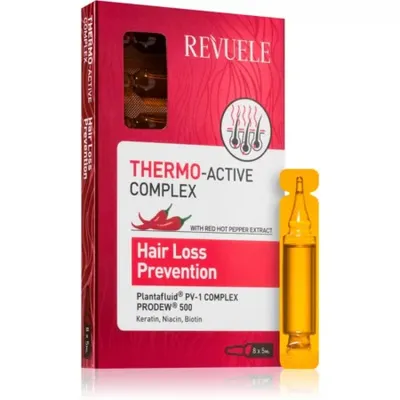 Obrázok produktu pre Ampulky Revuele Thermo Active Complex proti vypadvaniu vlasov, 8 x 5 ml