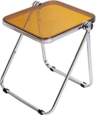 Produktbild von Acryl Beistelltisch - faltbar und transparent - 1 Stück - 41 x 36 x 44 cm