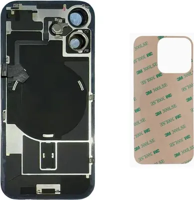 Produktbild von OEM iPhone 17 Akkudeckel Backcover Rückseite Glas Rückglas + Dichtung Lila
