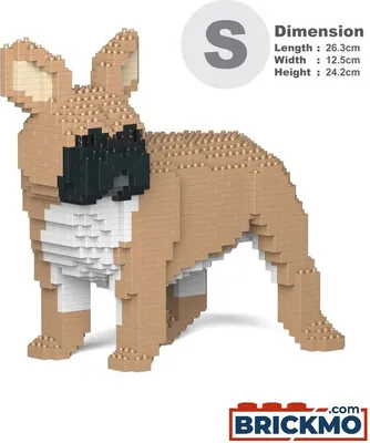 Zdjęcie produktu dla Klocki JEKCA – buldog francuski 03-M01 ST19FB03-M01