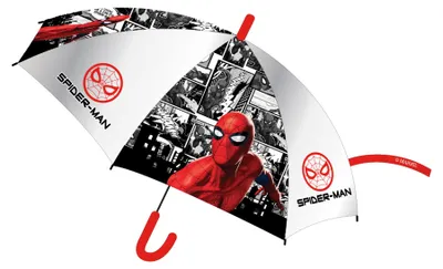 Produktbild von Spider-Man Stock-Schirm Regenschirm Kuppelschirm