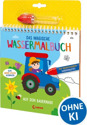 Produktbild von Das magische Wassermalbuch - Auf dem Bauernhof