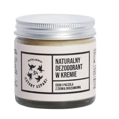 Immagine prodotto di Deodorante naturale in crema con cedro e patchouli, 60ml