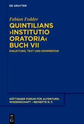 Produktbild von Quintilians 'Institutio oratoria' Buch VII