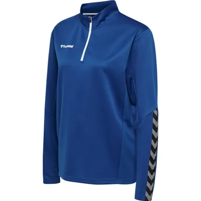 Produktbild von hummel Authentic Half-Zip Sweatshirt Damen true blue L