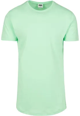 Produktbild von Urban Classics Herren Shaped Long Tee T-Shirt, Grün (neomint), 4XL