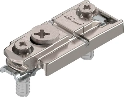 Immagine prodotto di BLUM CLIP piastra di montaggio eccentrica diritta, zinco, EXPANDO, distanza 0 mm