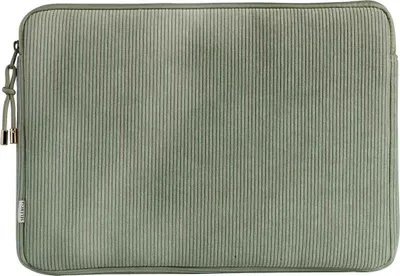 Productafbeelding van Selencia Corduroy Laptophoes 15-16 inch - Laptopsleeve - Pistache Cream