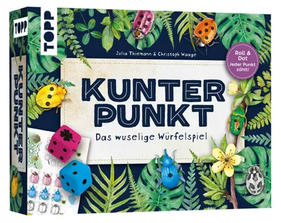 Produktbild von Kunterpunkt - Das wuselige Würfelspiel. Roll & Write-Spiel für Kenner und Käfer-Fans
