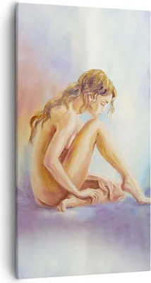 Produktbild von Bild auf Leinwand - Leinwandbild - Einteilig - Frau Nacktheit Abgesehen von - 55x100cm - Wand Bild - Wanddeko - Wandbilder - Leinwanddruck - Bilder - Wanddekoration - Leinwand bilder - PA55x100-4174