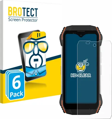 Produktbild von 6x Für Blackview N6000 Schutzfolie BROTECT Displayschutz Display Schutz Folie Klar Transparent