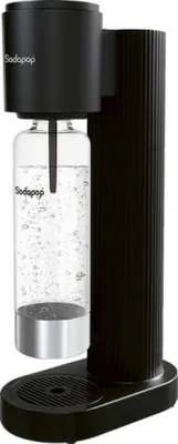Zdjęcie produktu dla SODAPOP Dystrybutor wody gazowanej Cooper Pro, czarny, 1x butelka PET 850 ml