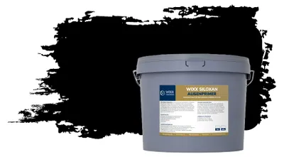 Produktbild von Wixx Siloxan Außengrundierung/Außenprimer - RAL 9005 | Tiefschwarz - 5L