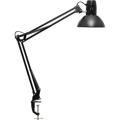 Image de MAUL lampe de table MAULstudy E27 sans ampoule pied à pince noir