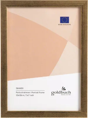 Produktbild von Goldbuch Holz-Fotorahmen Skandi 13x18 cm gold
