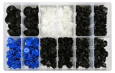 Immagine prodotto di Set-kit clip in plastica per auto ,confezione rivetti, fissaggi universali per veicoli ,carrozzeria ,accessori di fissaggio per Opel 300 pezzi