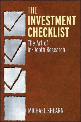 Obrázok produktu pre The Investment Checklist