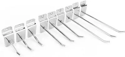 Obrázek produktu pro Sada nástěnných háčků 15 cm na klíče a tašky, 6 panelů, 25 kusů