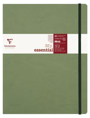 Produktbild von Clairefontaine AgeBag NH 19x25 96Bl lin elfenb gn