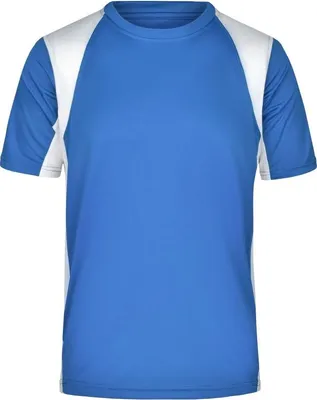 Produktbild von Men's Running-T Funktionelles Laufshirt royal/white, Gr. 3XL