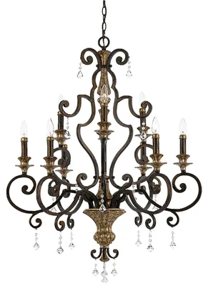 Obrázok produktu pre Luster, závesné svietidlo, oceľové kryštály, D 81,3 cm
