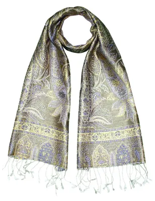 Immagine prodotto di Elzusha - Seta  sciarpa con motivo paisley, per donna