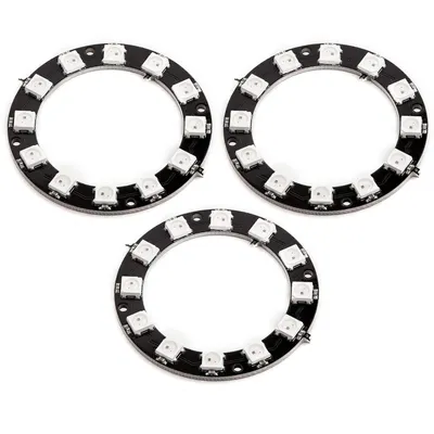 Produktbild von AZ-Delivery LEDs LED Ring 5V RGB WS2812B 12-Bit 50mm, 3X 12-Bit Ring