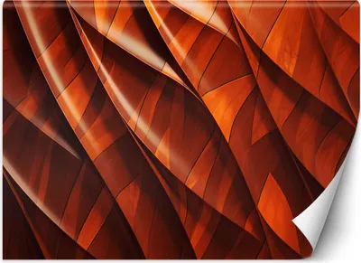 Produktbild von Vlies fototapete Orange 3D Textur 400x280 cm Feeby Orange inkl. Kleber einfache Montage