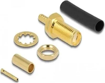 Produktbild von DELOCK SMA Stecker zum Crimpen RG-174 / RG-316 m. Schrumpfsc