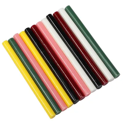 Produktbild von Heißklebesticks Klebesticks farbig bunt 12 Stück 7,2mm x 100mm