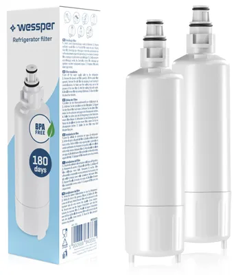 Wasserfilter für Kühlschrank, 2er-Pack, BPA-frei, kompatibel mit Panasonic