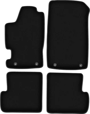 Immagine prodotto di Tappetini in velluto per Renault Laguna I (1994-2001, station wagon, liftback) neri, set 4 pz, con fissaggi