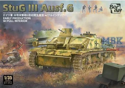 Immagine prodotto di MODELLO DI CONFINE BT-052 StuG III Ausf. G Produzione iniziale con interni completi