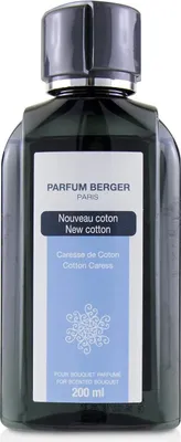 Produktbild von Maison Berger Paris Zarte Baumwollblüte Refill für Raumduft Diffuser, Flasche, Flüssigkeit, Orangenblüte, Rose, Transparent, 200 ml, Kunststoff