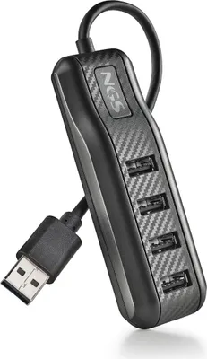 Obrázek produktu pro NGS PORT 2.0, USB 2.0, USB 2.0, 480 Mbit/s, Černá, Plast, CE