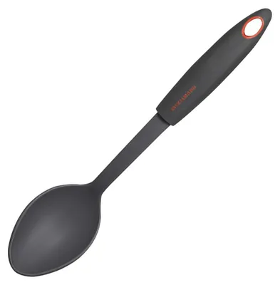 Nylon-Servierlöffel, rot, hitzebeständig bis 200 °C, spülmaschinengeeignet
