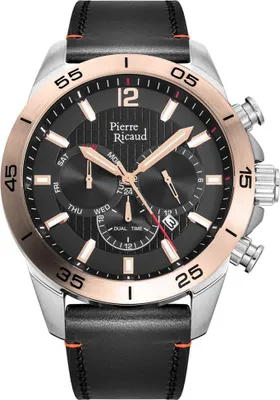 Zdjęcie produktu dla Zegarek męski Pierre Ricaud P97261.R254QF czarny